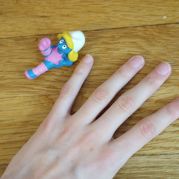 Vintage smurfs Smurfette ballet exercise figure - Picture 4 of 4